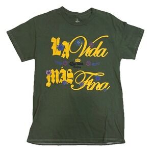 Corona Extra La Vida Mas Fina Mens‎ T-shirt Size Small Green